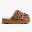 Ladies Mabel Sheepskin Platform Mule Slipper Chestnut Animal Extra Image 3 Preview